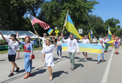 Ukrainian Cultural Garden in the Parade of Flags